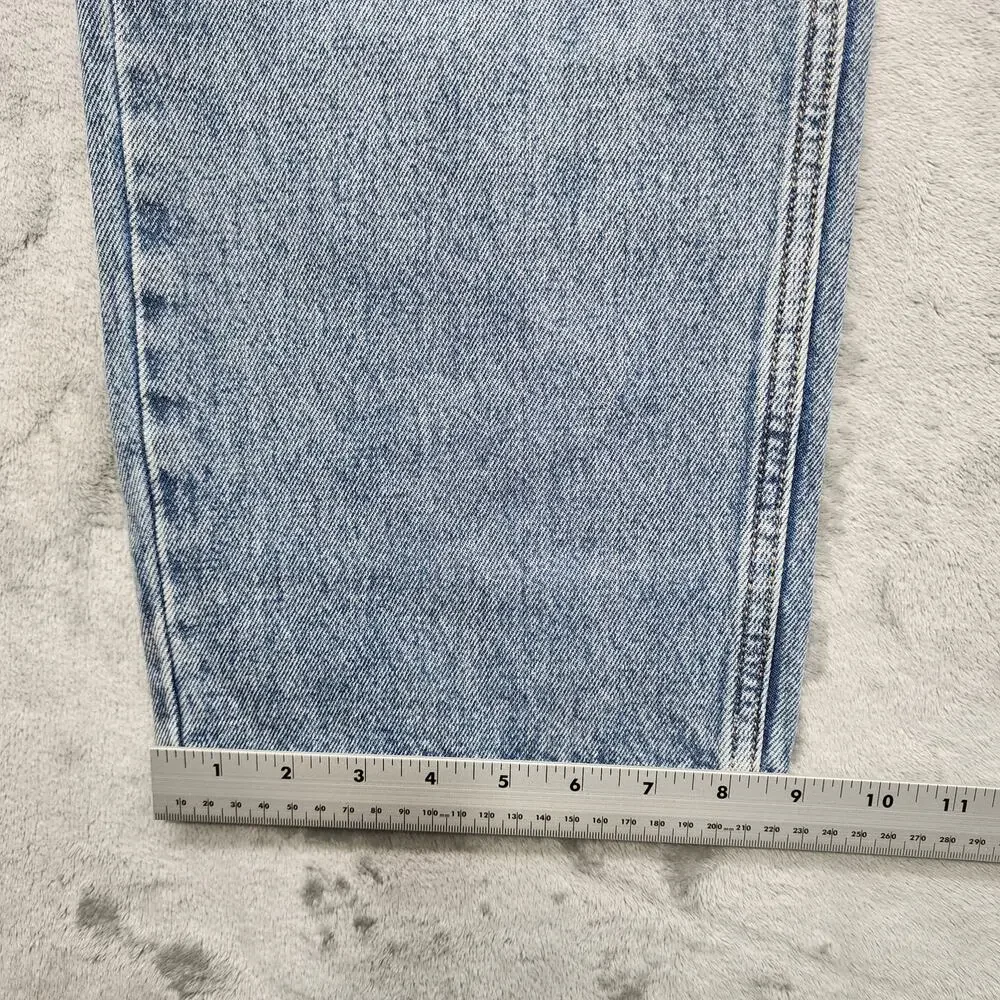 Levi's Jeans Mens W38 L29 Blue 550 Distressed Relaxed Tapered Fit Straight‎ Leg_12